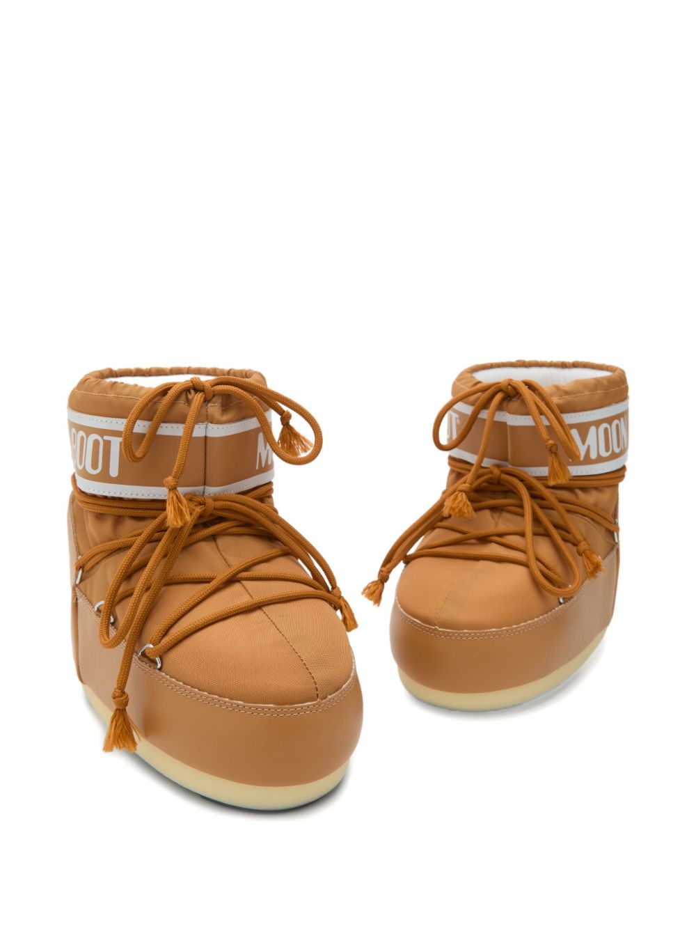 Icon padded logo-band boots