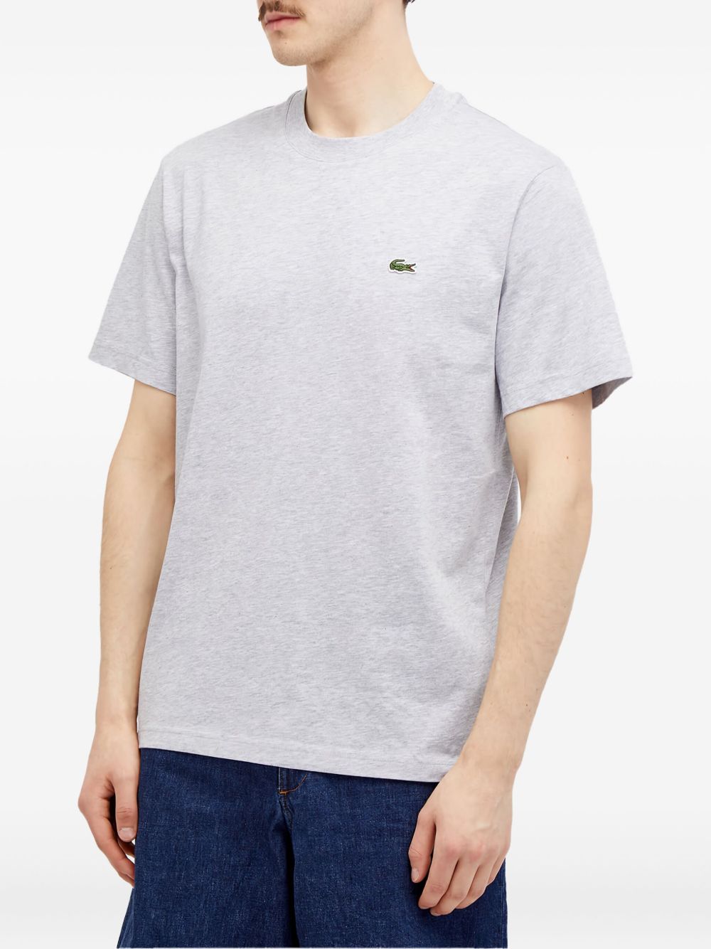 logo-patch cotton T-shirt