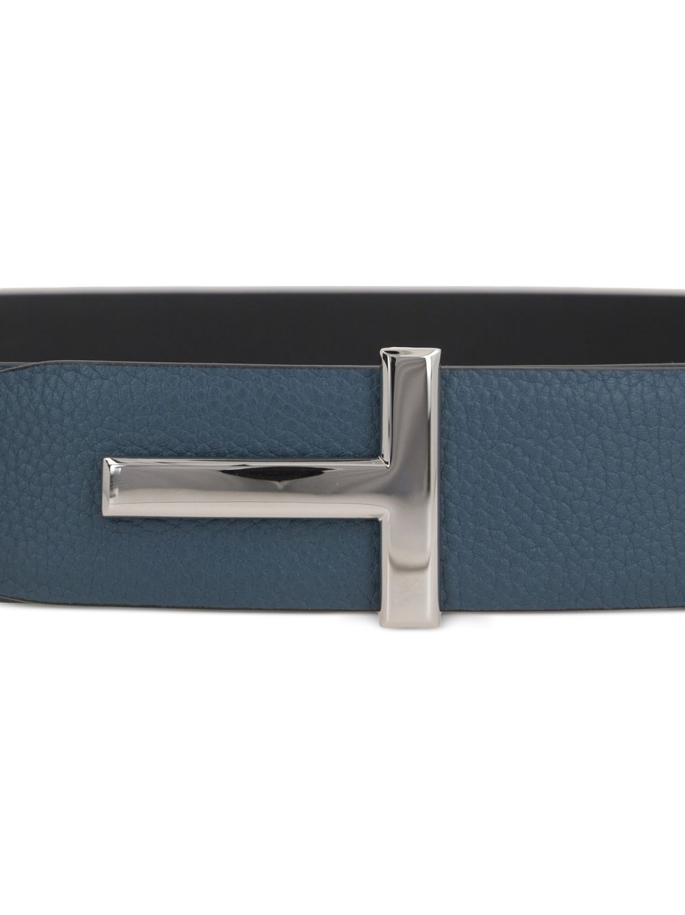 T-buckle leather belt