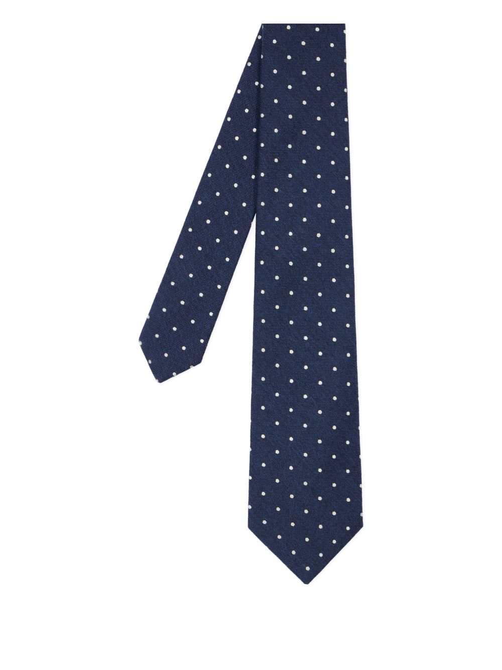 spot wool tie