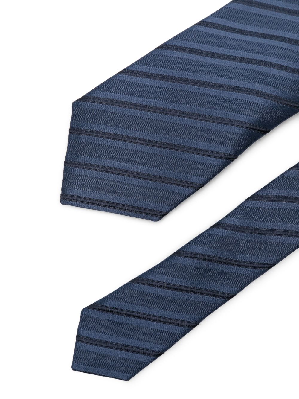 striped silk tie