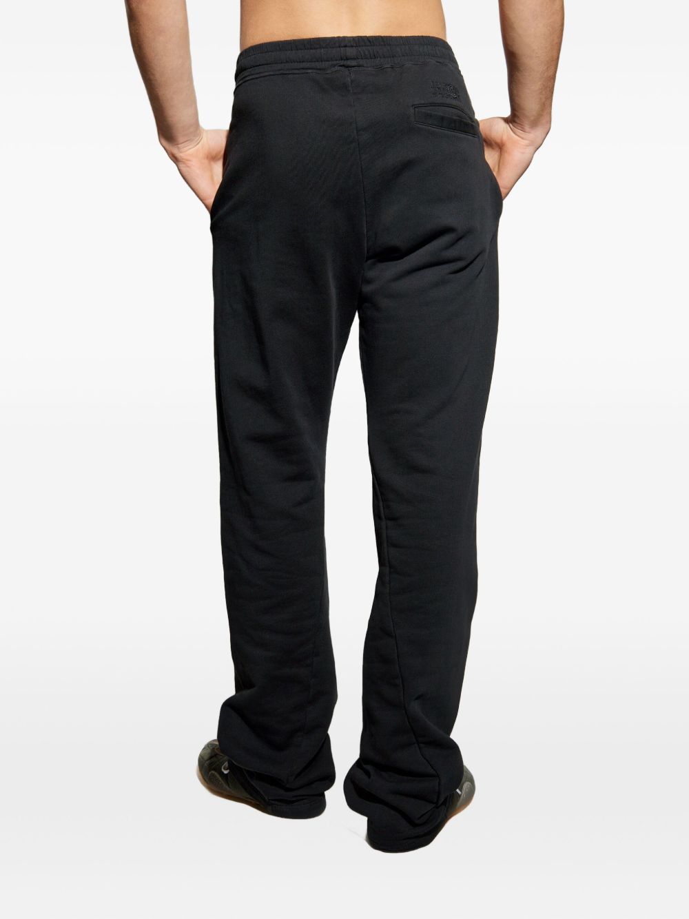 elasticated-waistband track pants