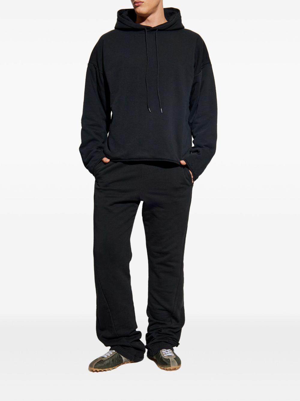 elasticated-waistband track pants