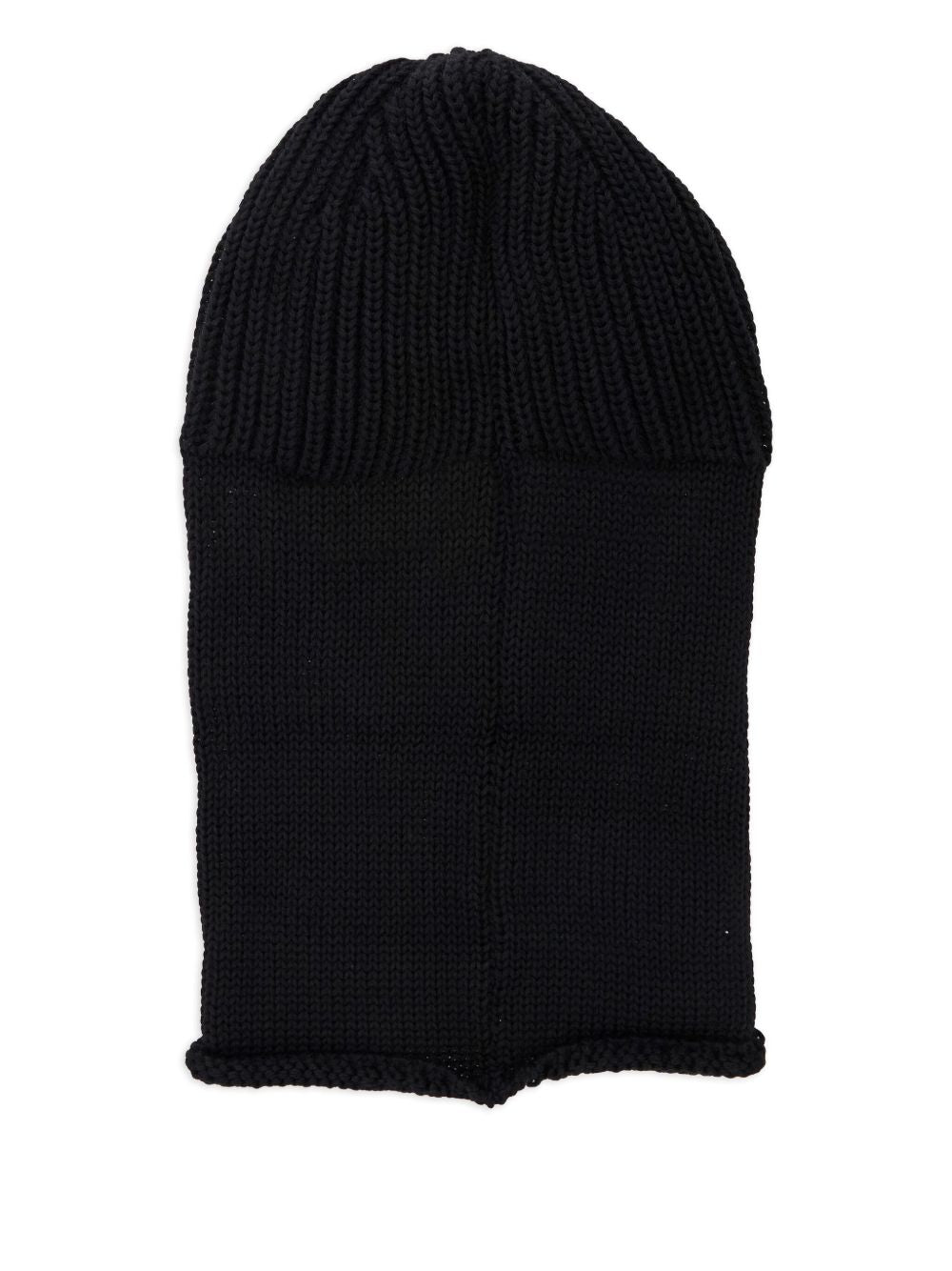 goggle-detail knit balaclava