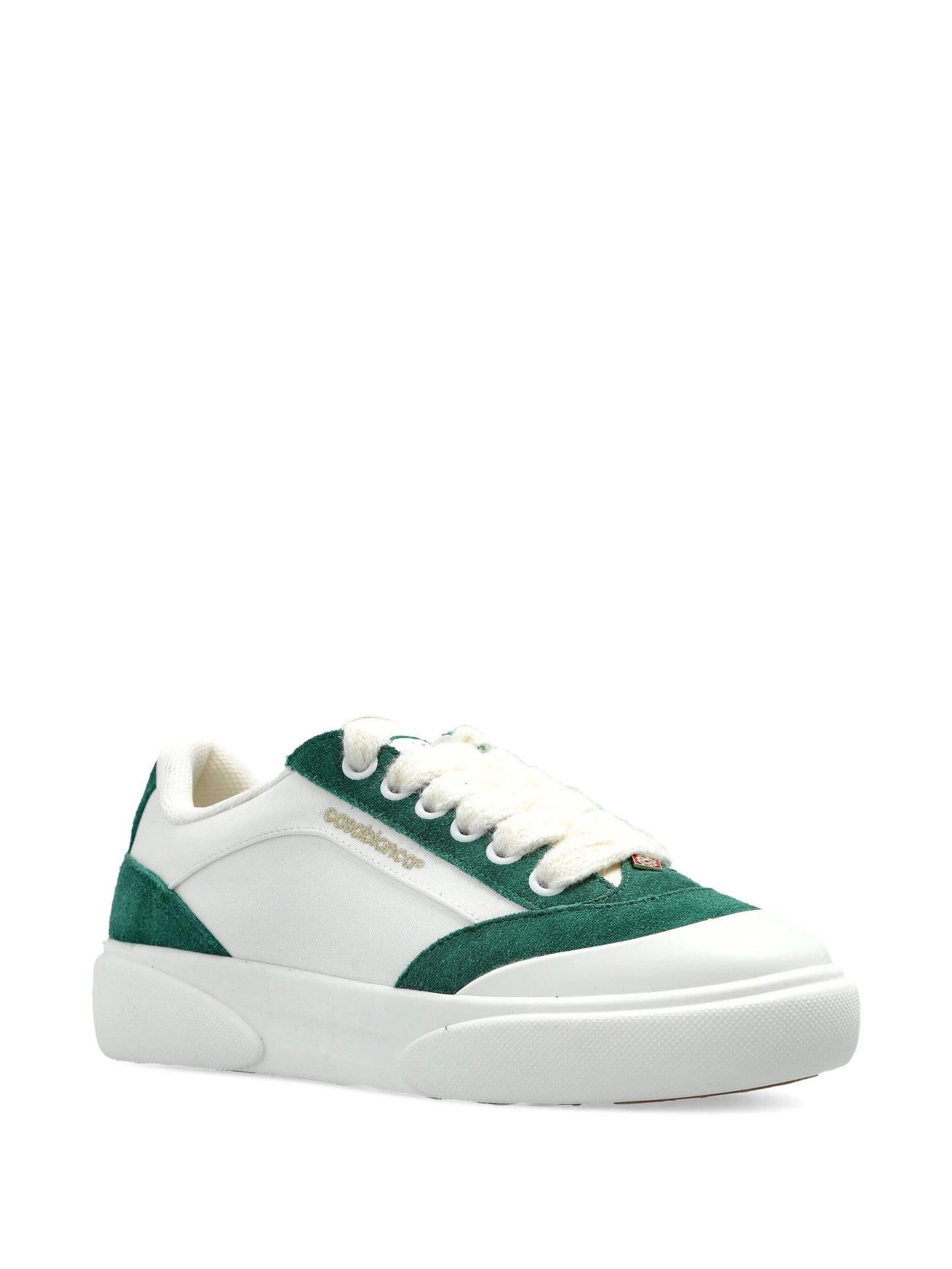 Suede Leather Panelled Sneakers
