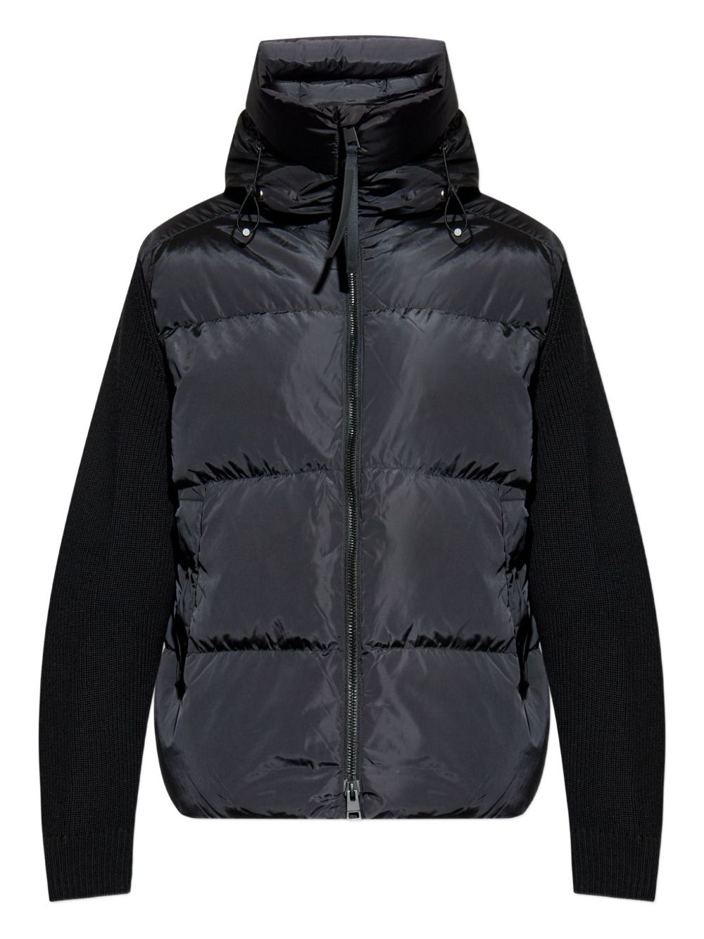 quilted hooded padded jacket