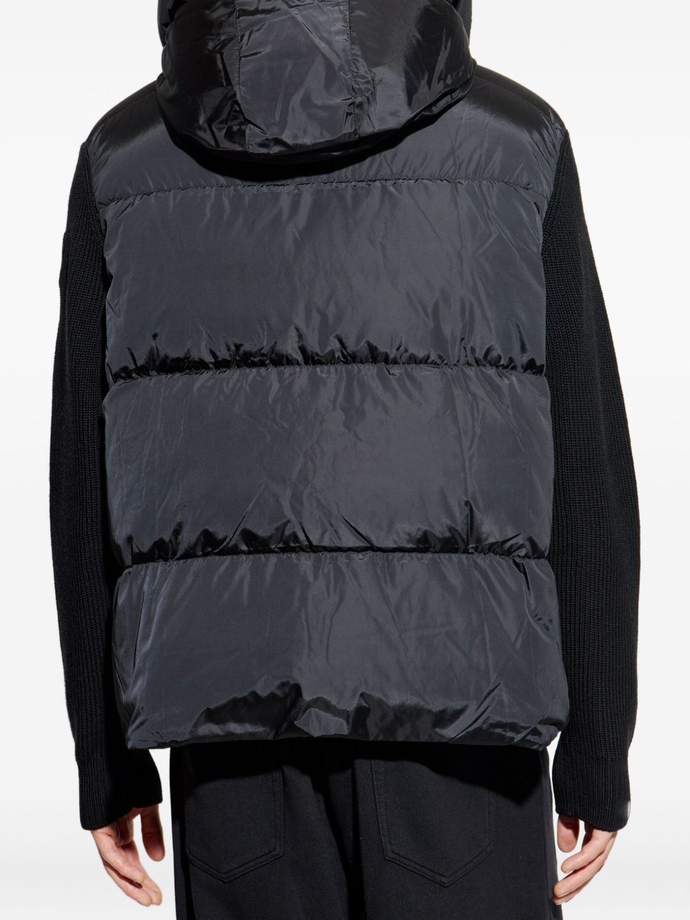 quilted hooded padded jacket