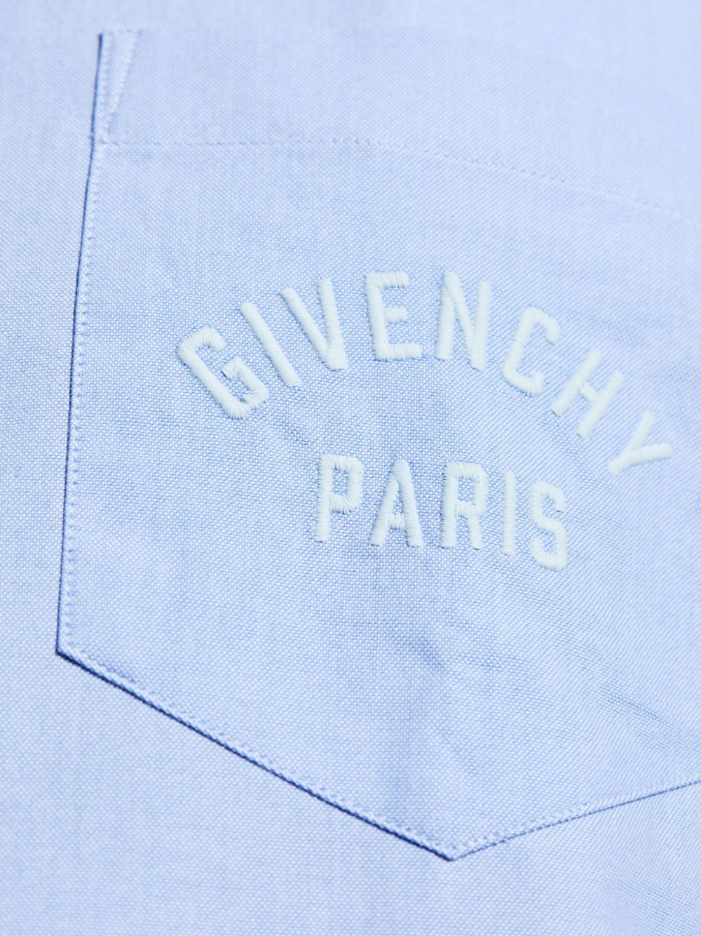 logo-embroidered shirt