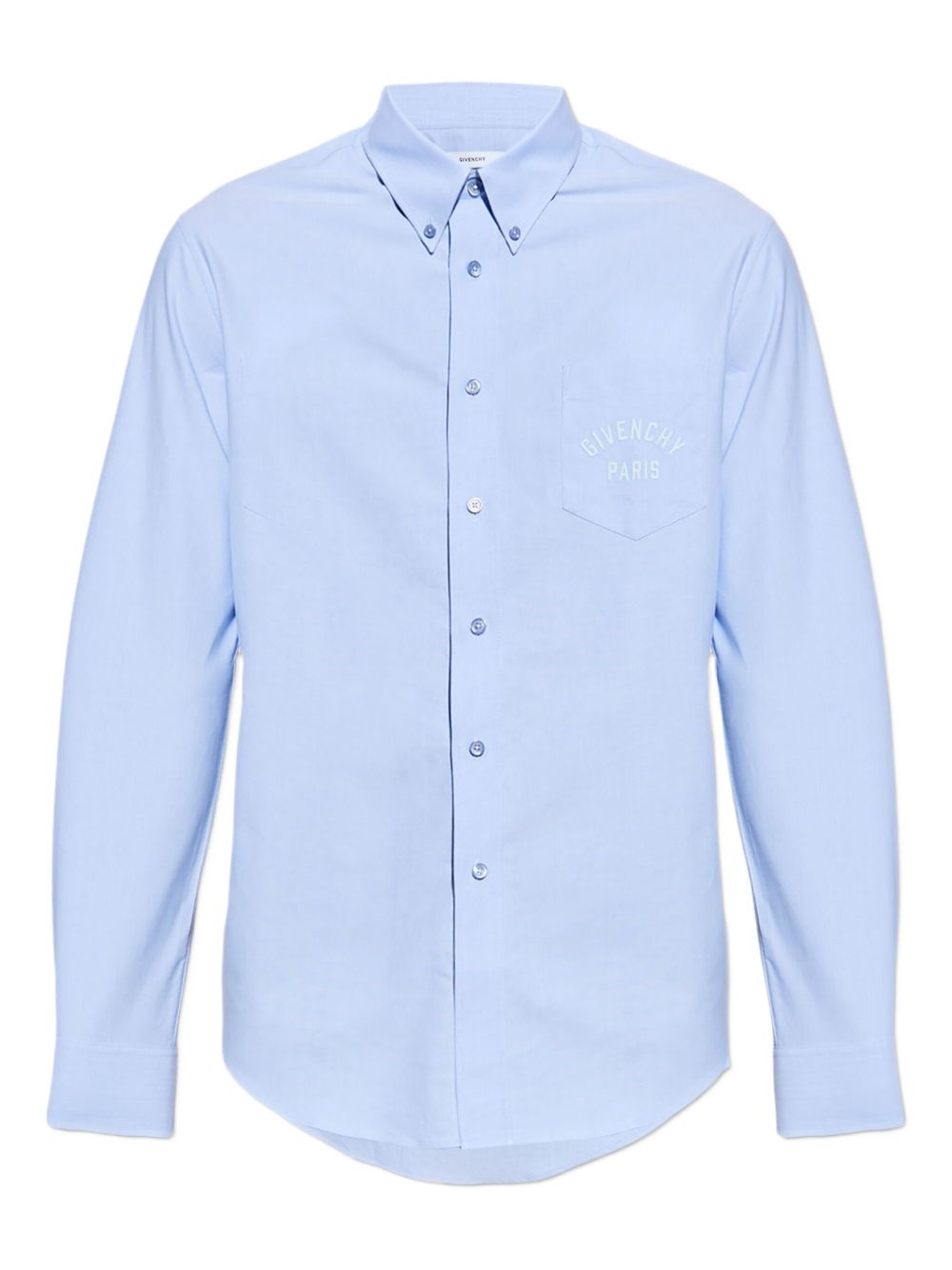 logo-embroidered shirt