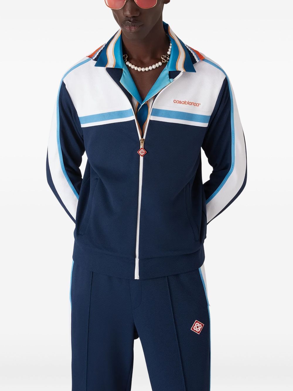 side-stripe track pants