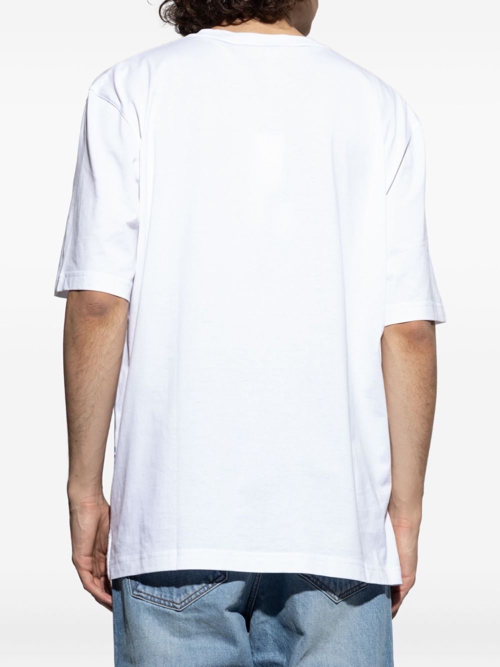 patchwork print T-shirt