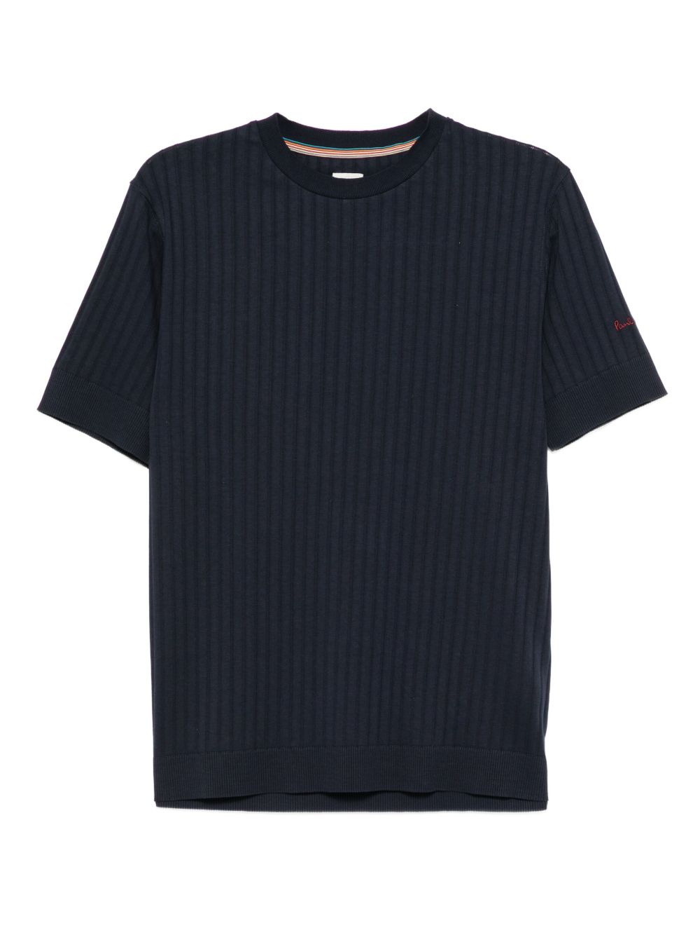 ribbed cotton T-shirt