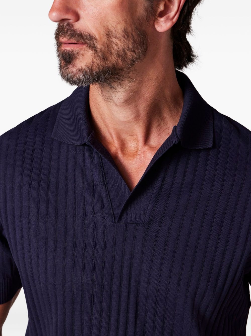 ribbed cotton T-shirt