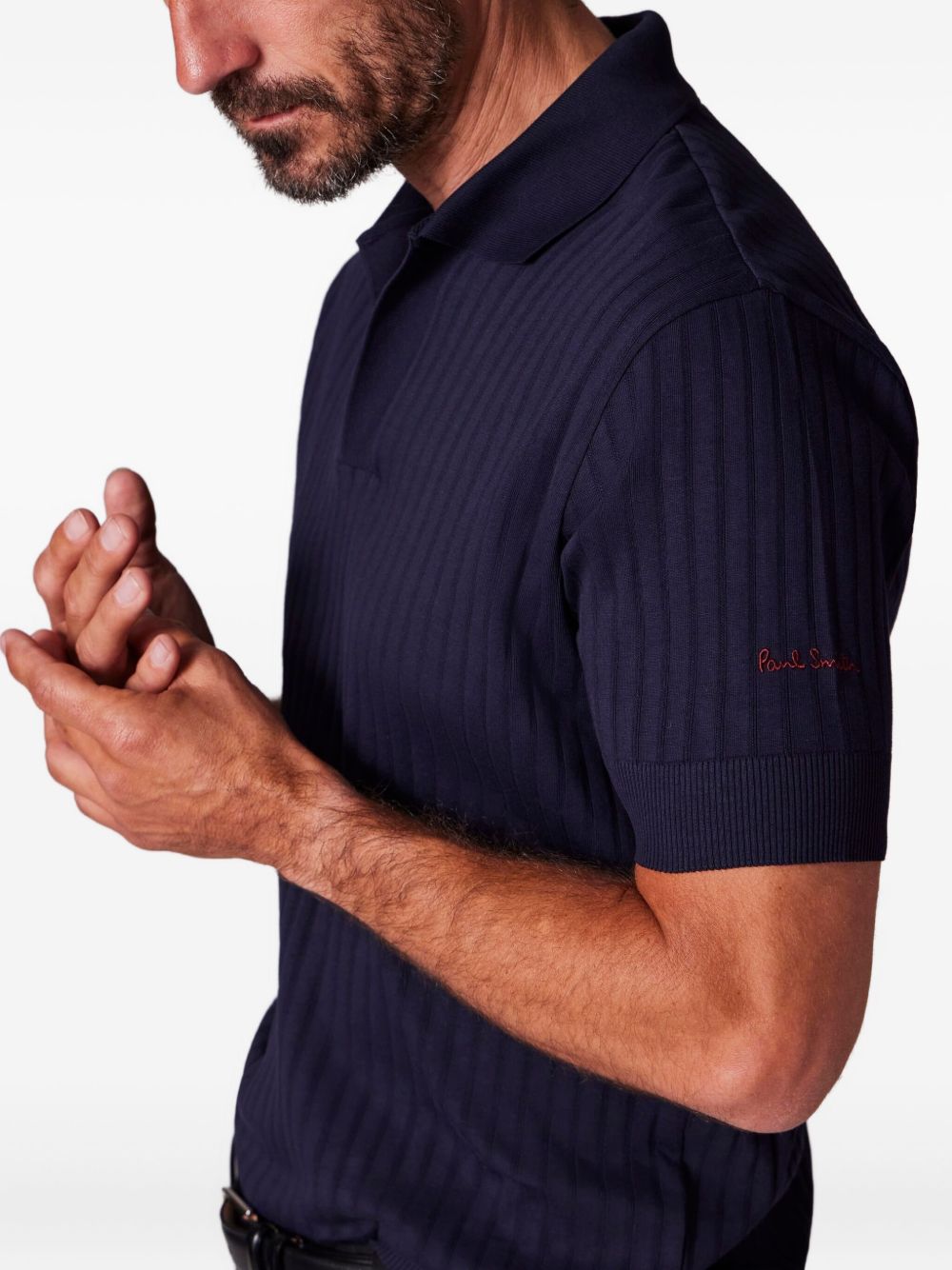 ribbed cotton T-shirt