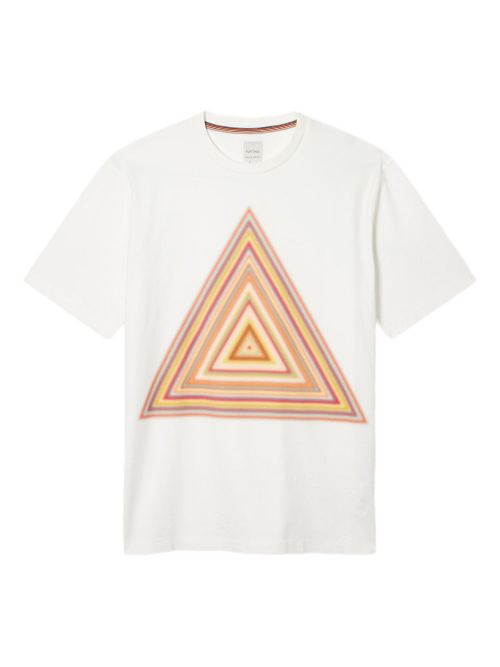 triangle-print T-shirt