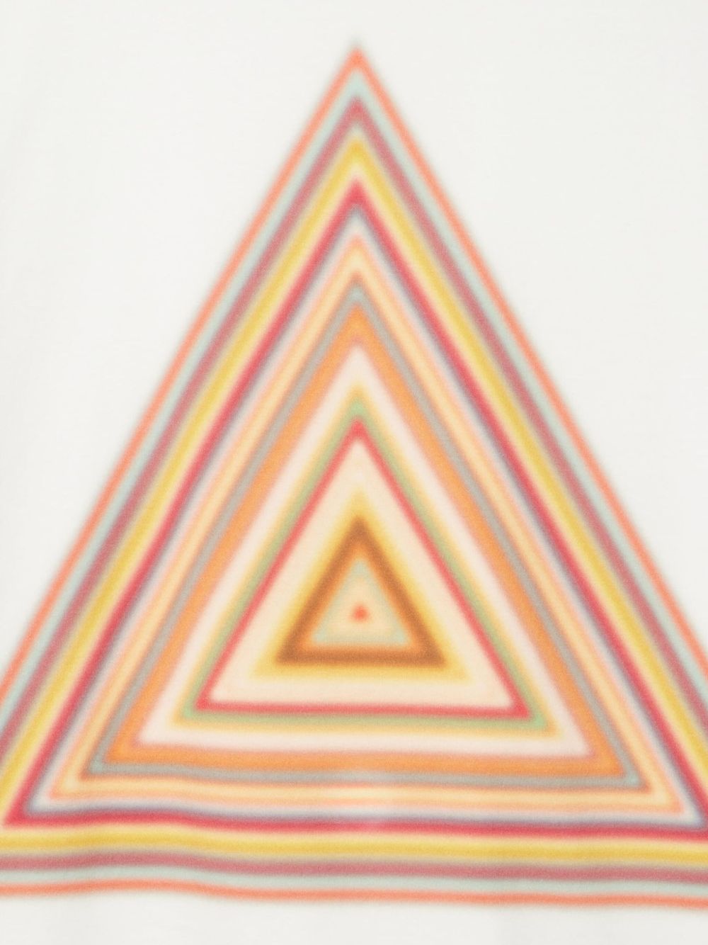 triangle-print T-shirt