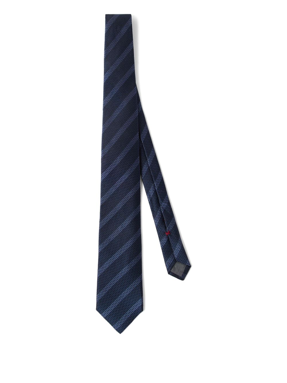 striped silk neck tie