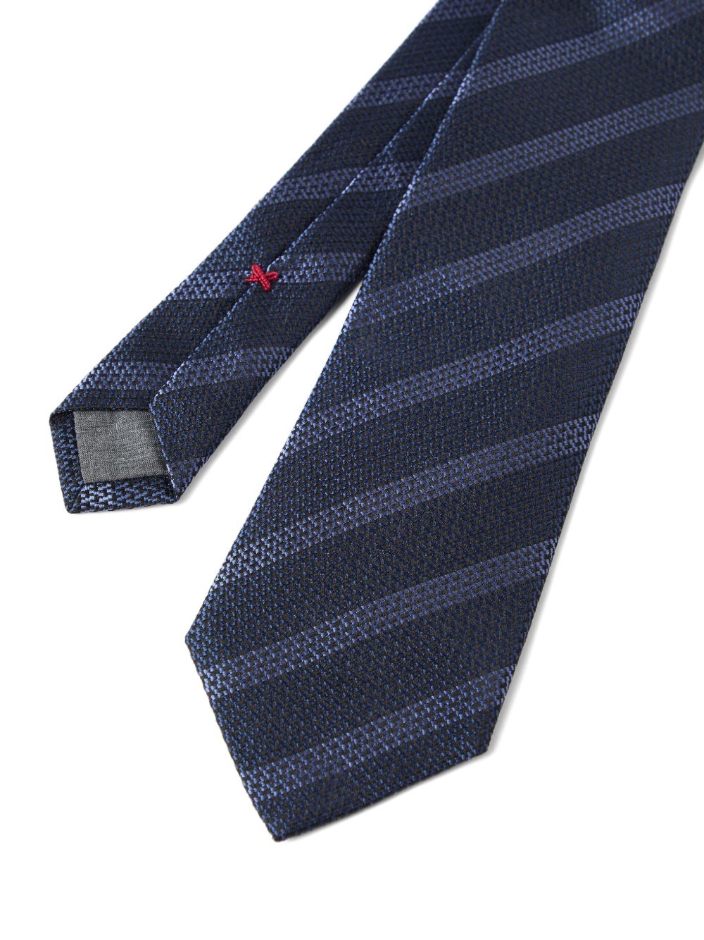 striped silk neck tie
