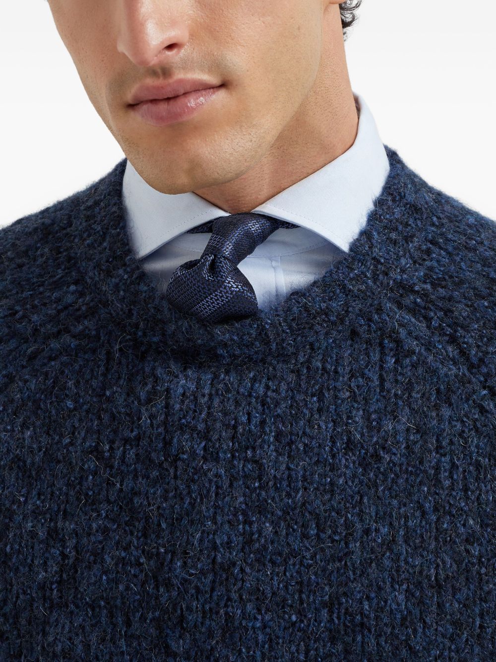 striped silk neck tie