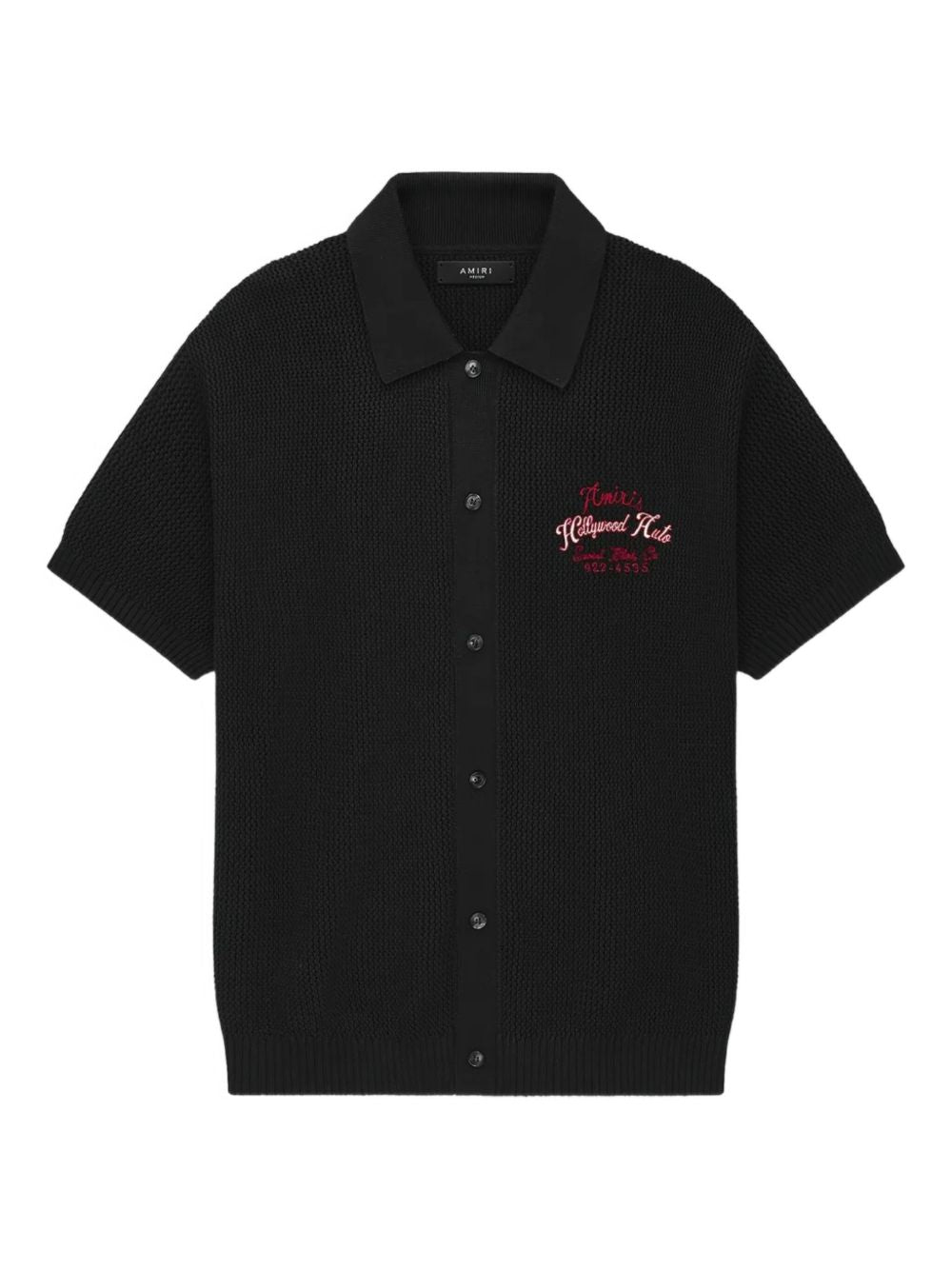 embroidered knitted shirt