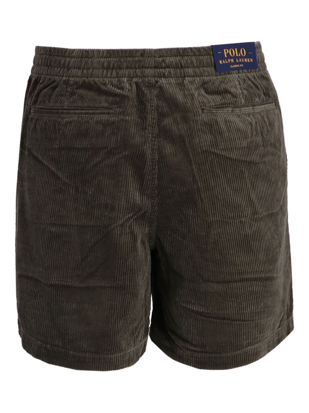 drawstring corduroy shorts