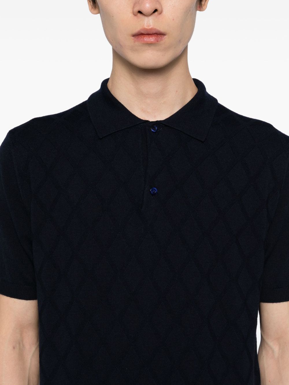 wool polo shirt