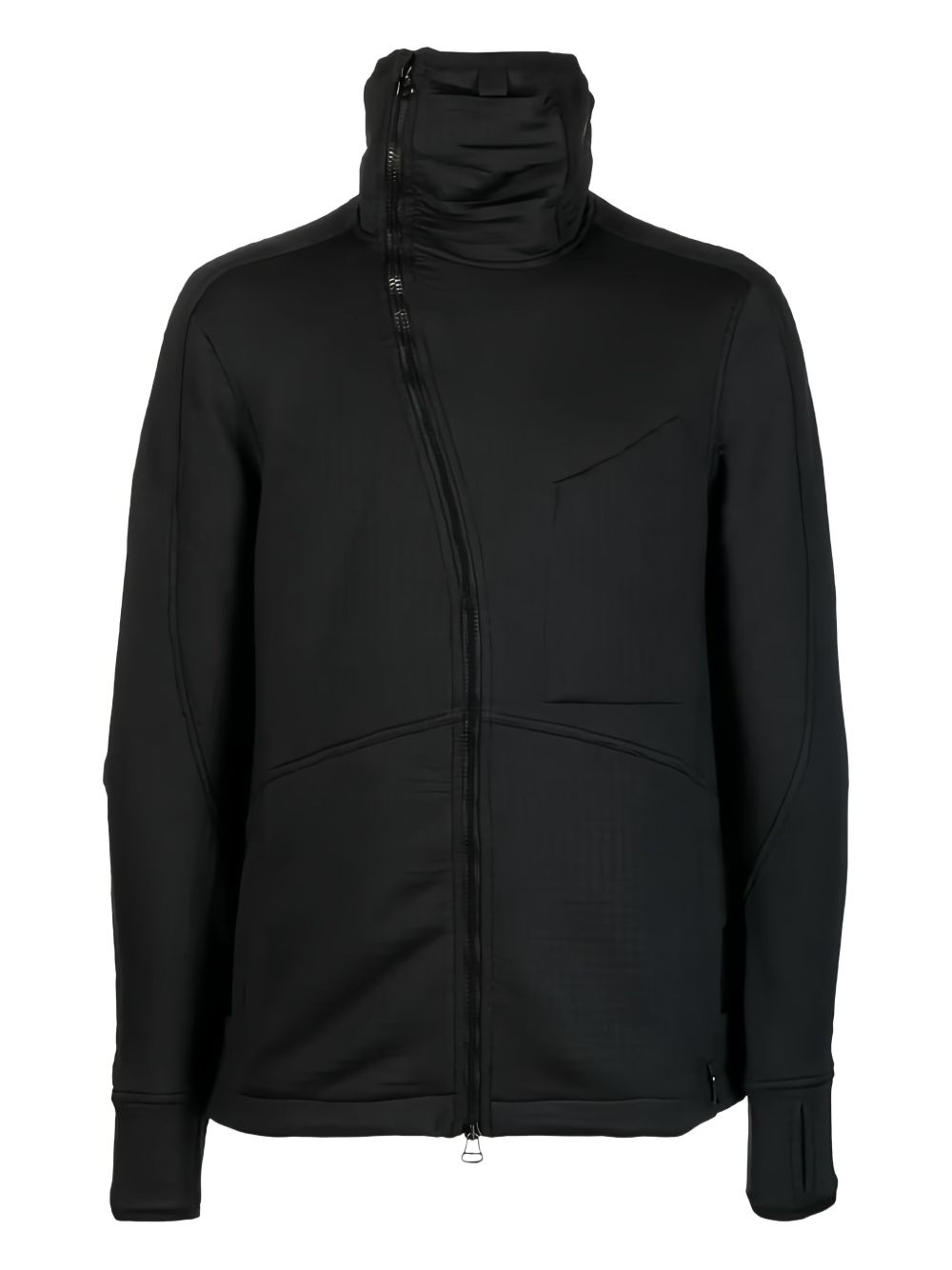 asymmetric zip-fastening jacket