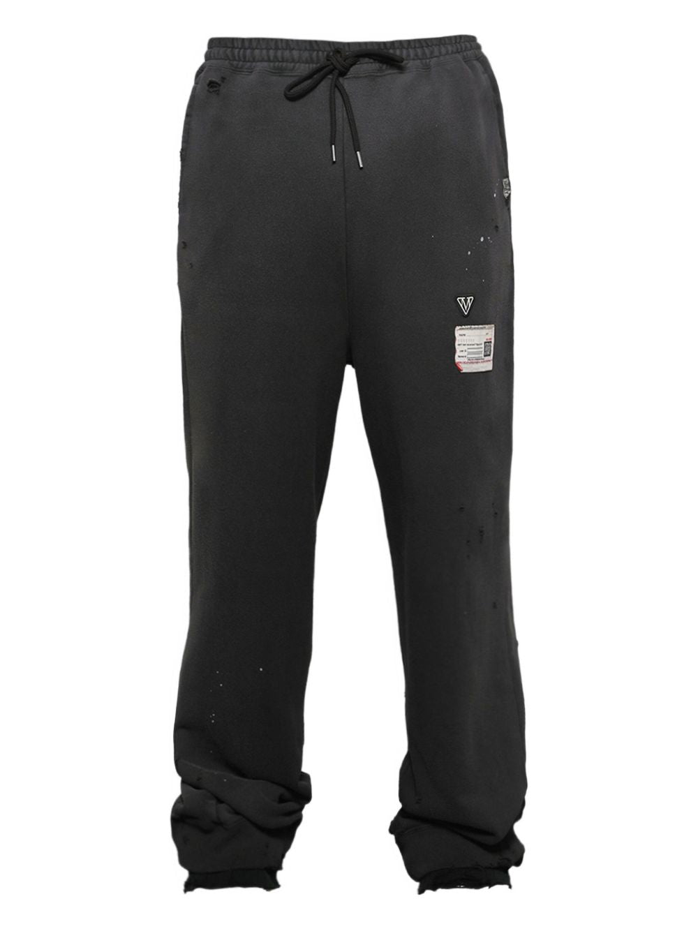 distressed track pants 