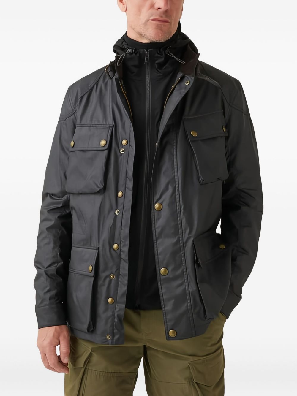 patch-pocket military jacket