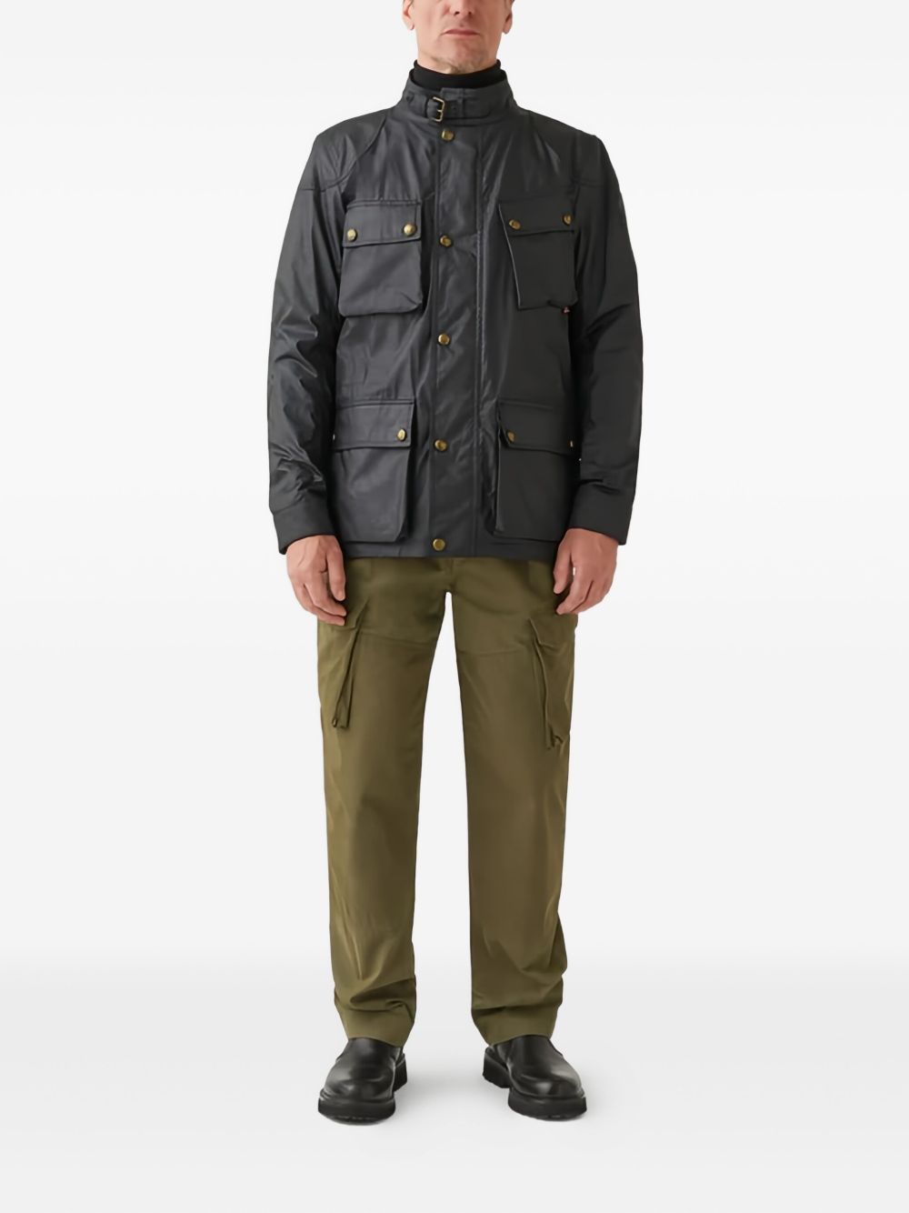 patch-pocket military jacket