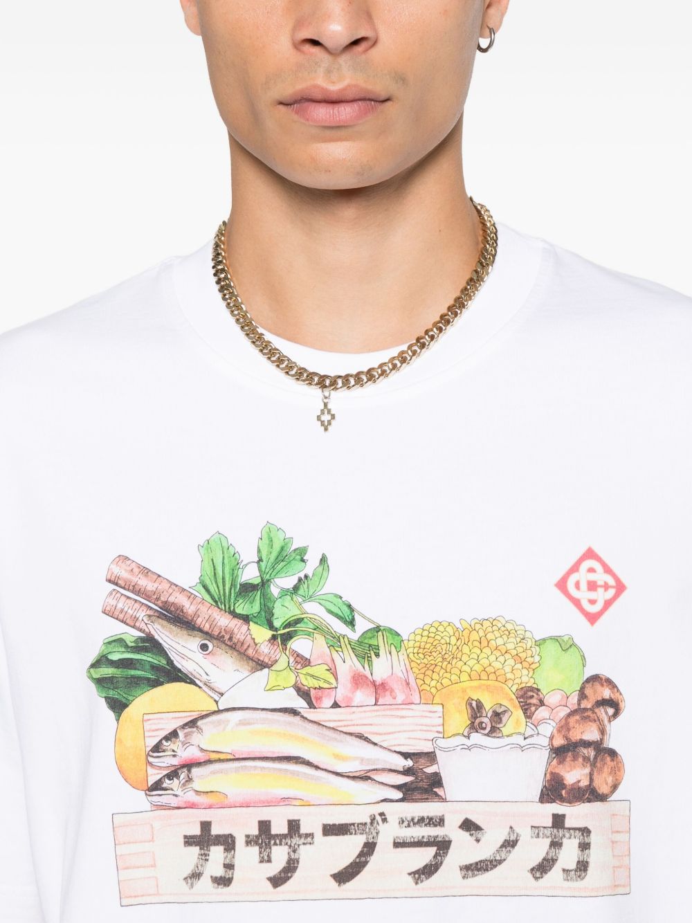 graphic-print cotton T-shirt