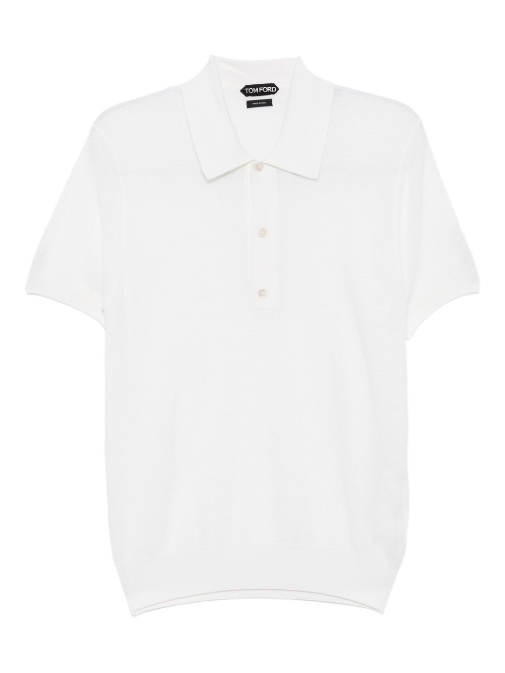 knit polo shirt