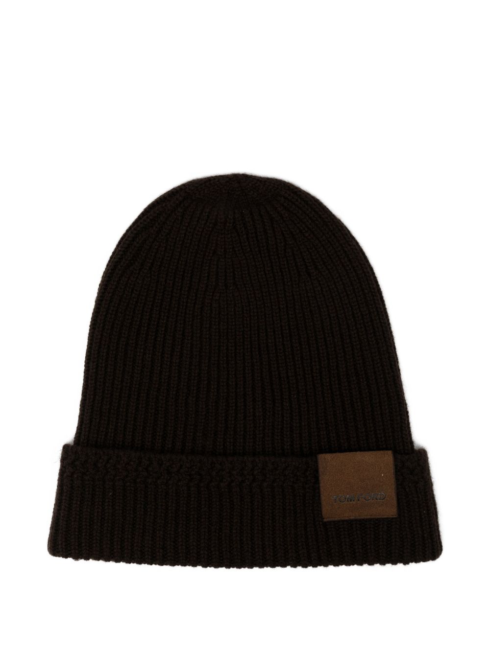 ribbed-knit beanie