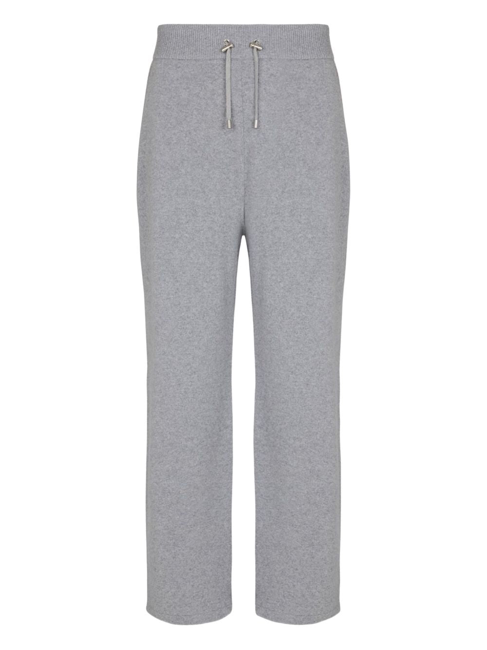 recycled cashmere-wool blend track pants