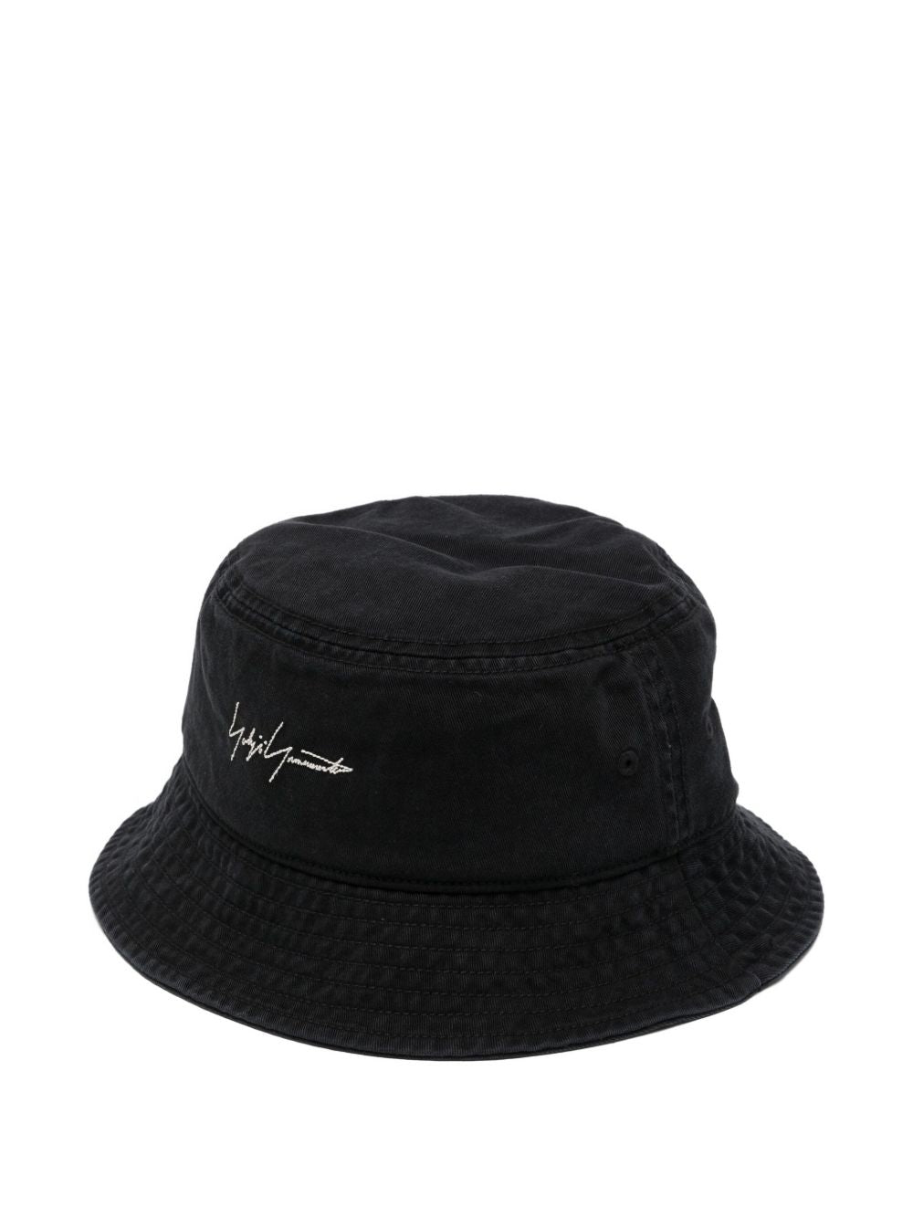 logo-embroidered bucket hat