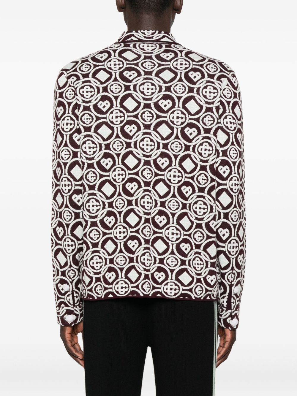 monogram button shirt