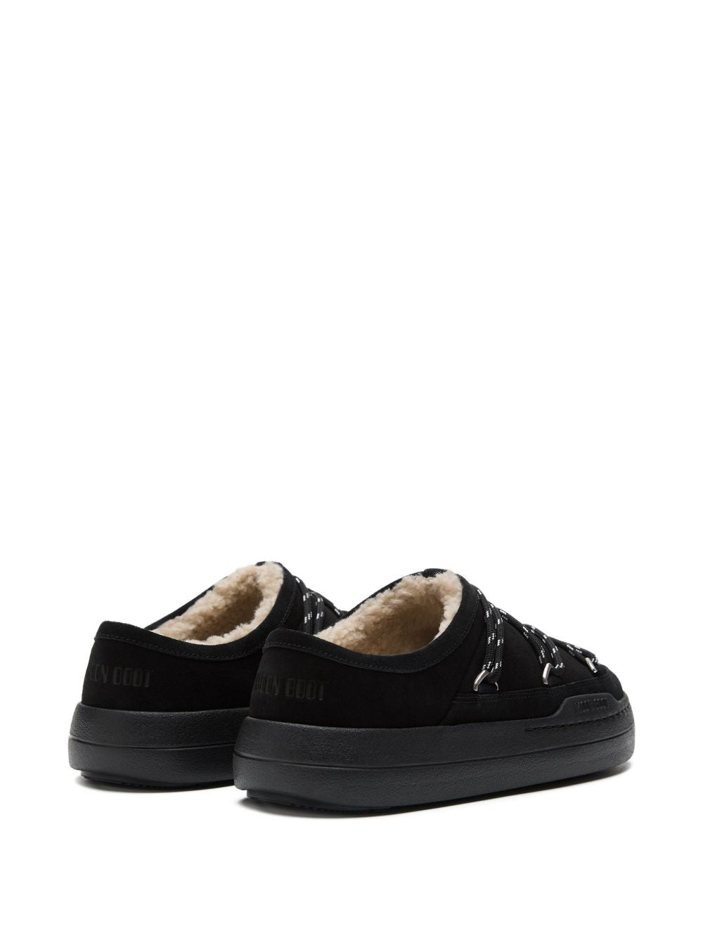 Park lace-detail shearling slippers