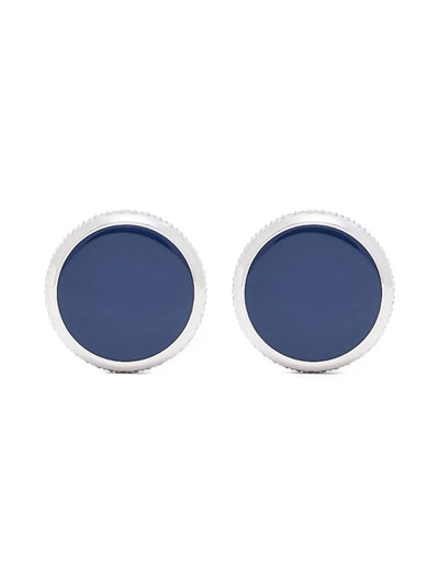 Circular-Faceted Cufflinks