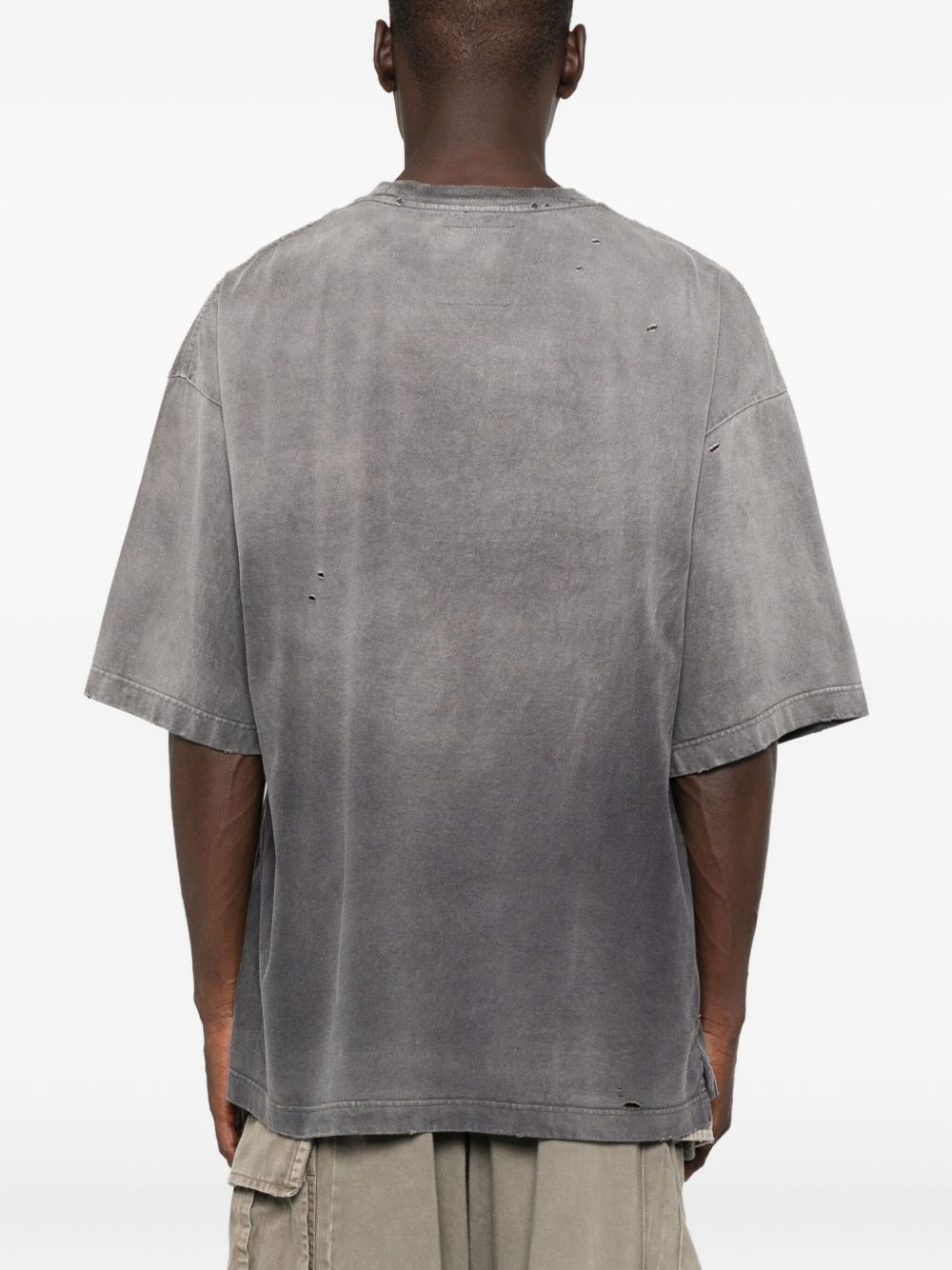 faded-effect  pocket T-shirt