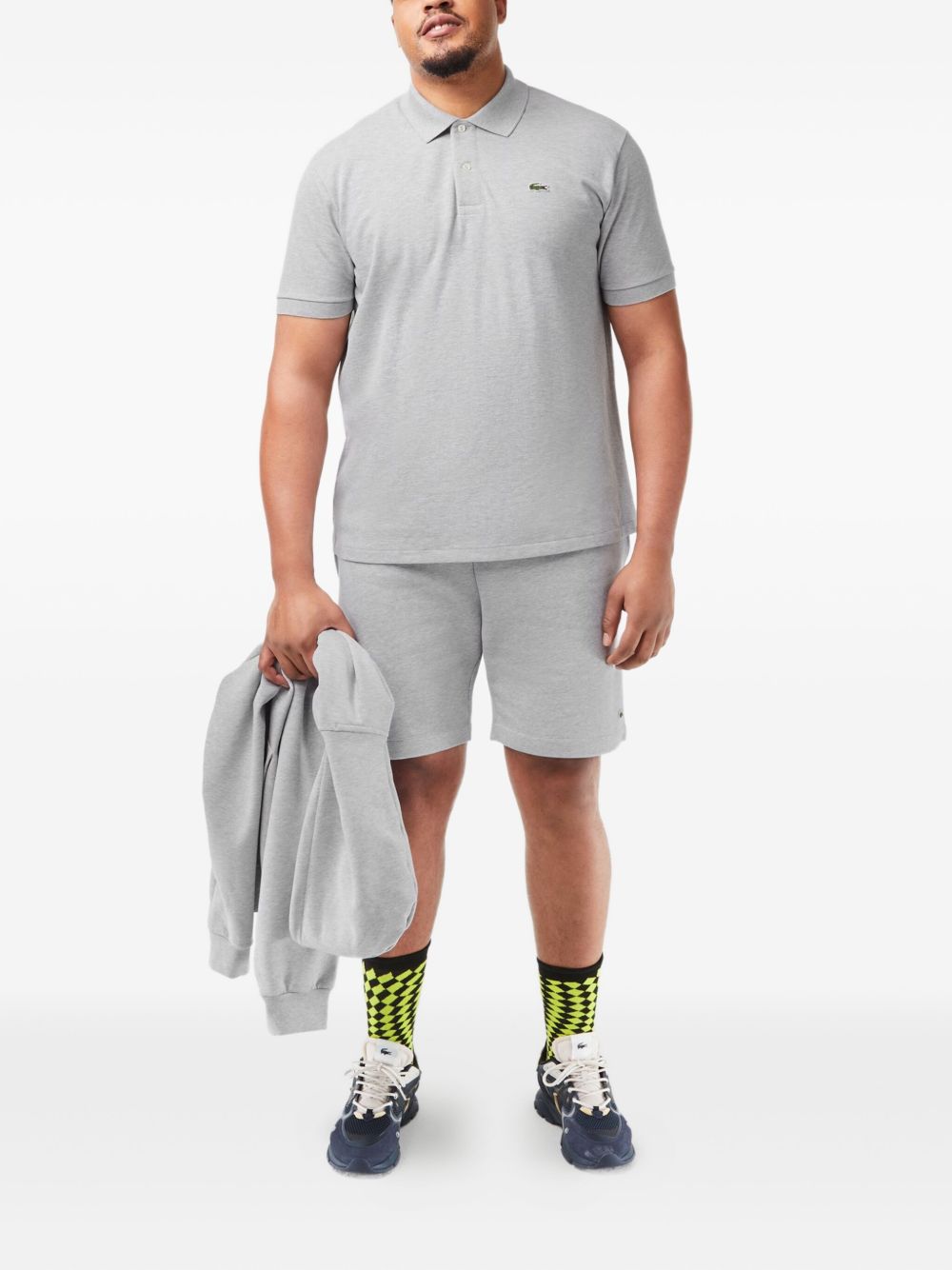 embroidered-logo polo shirt