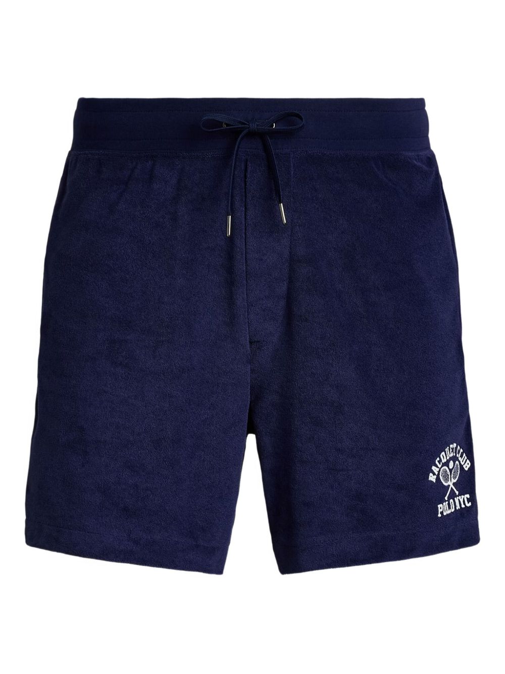 side-stripe embroidered shorts