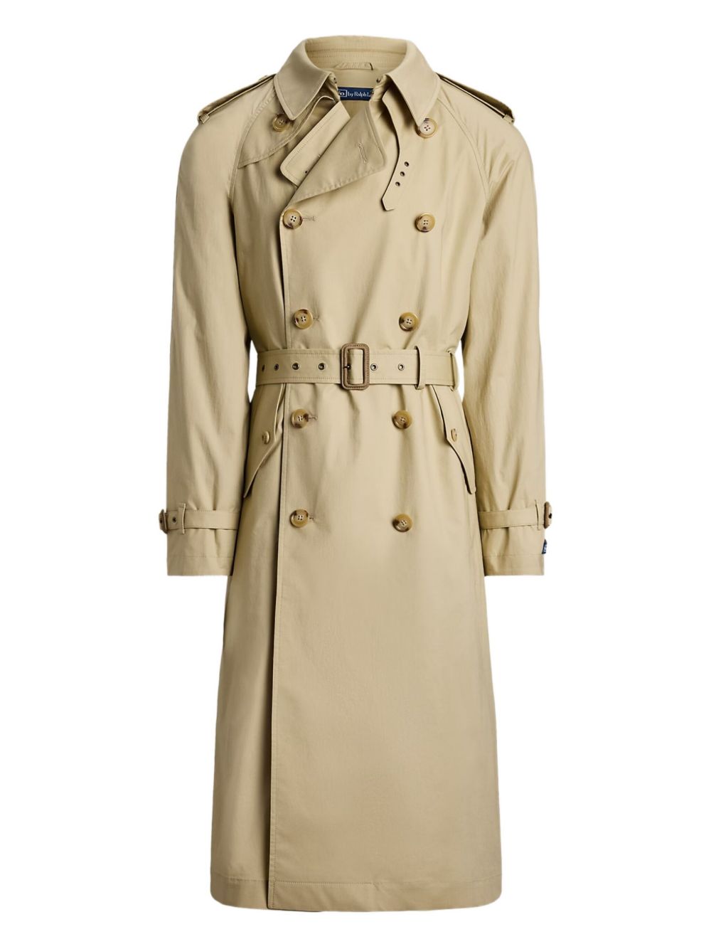 double-breasted trench coat