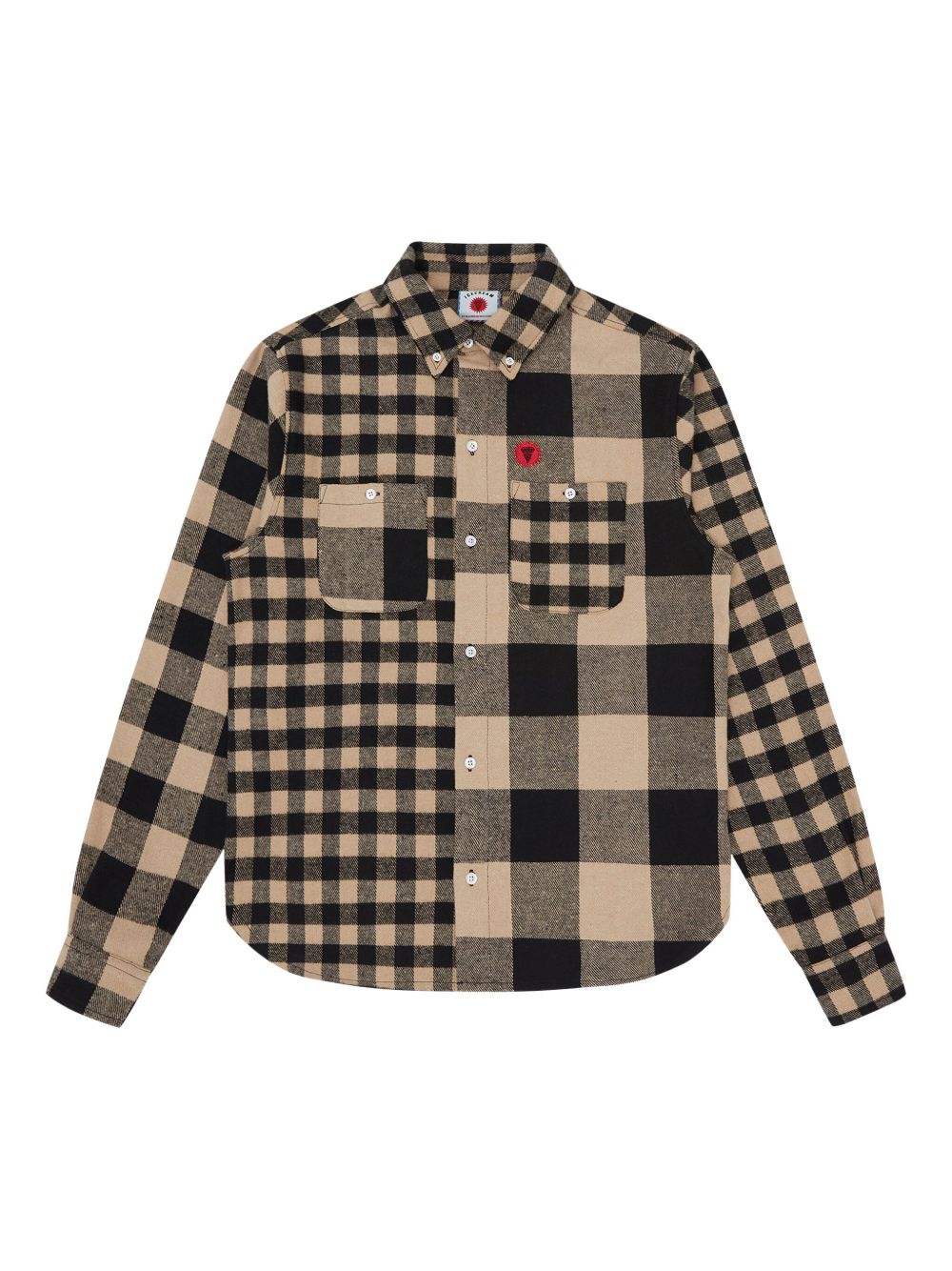 check-pattern pocket shirt