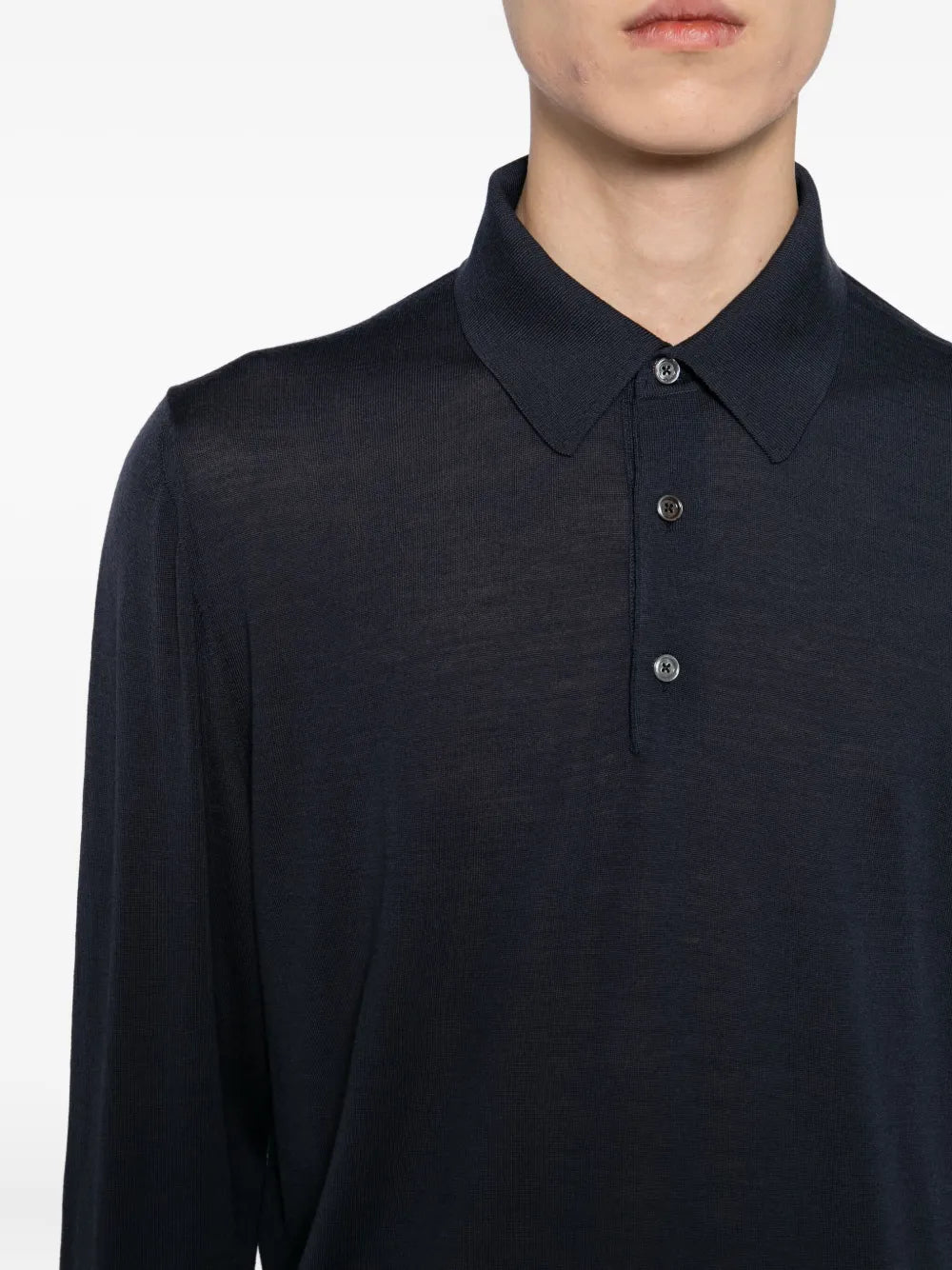 Long-Sleeve Polo Shirt