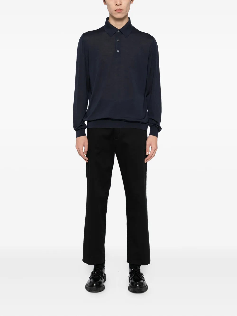 Long-Sleeve Polo Shirt