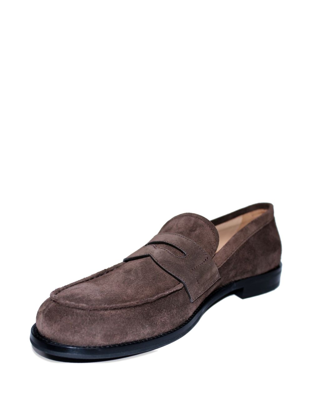penny suede loafers