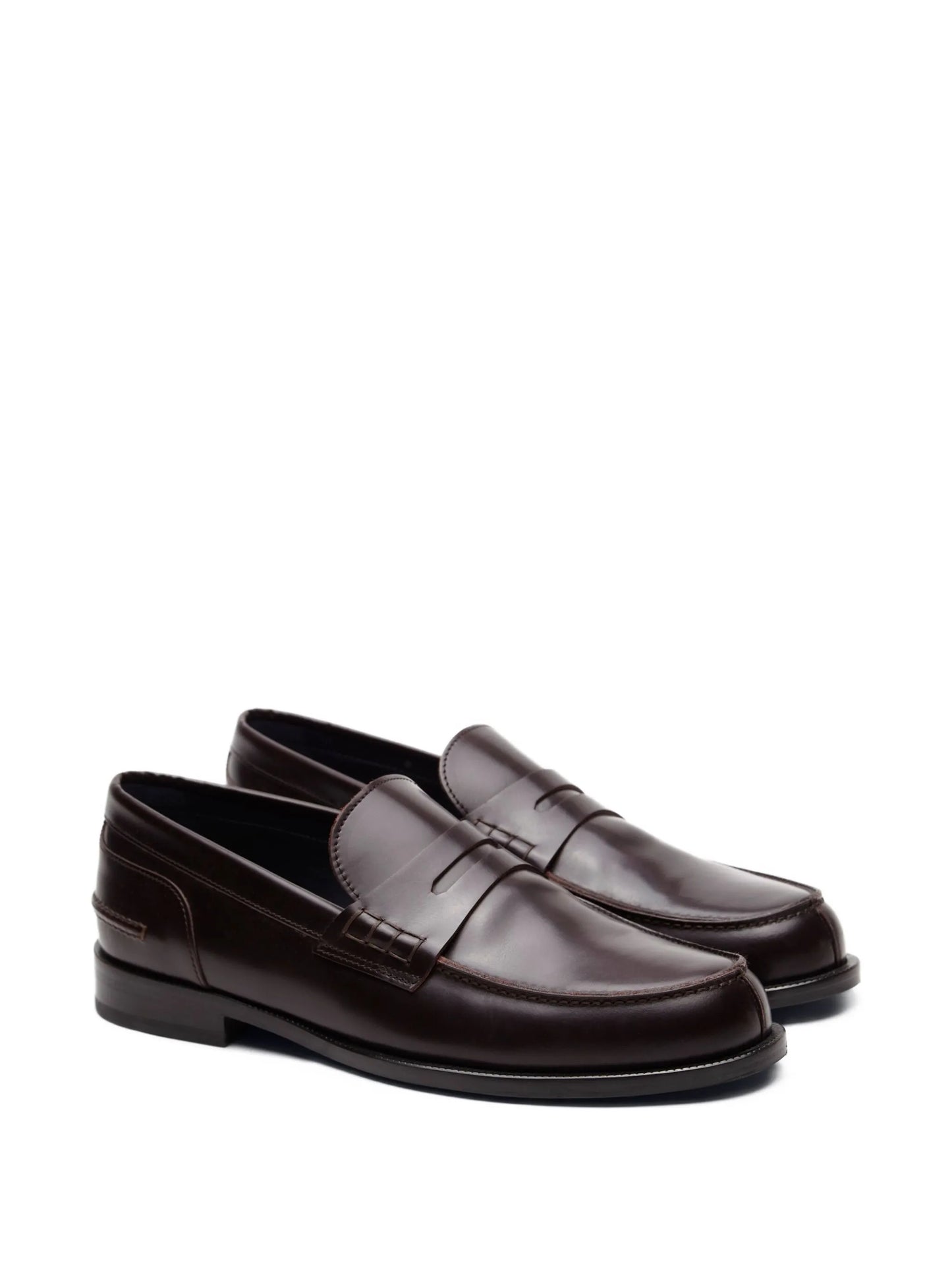 College Leather Penny Loafers