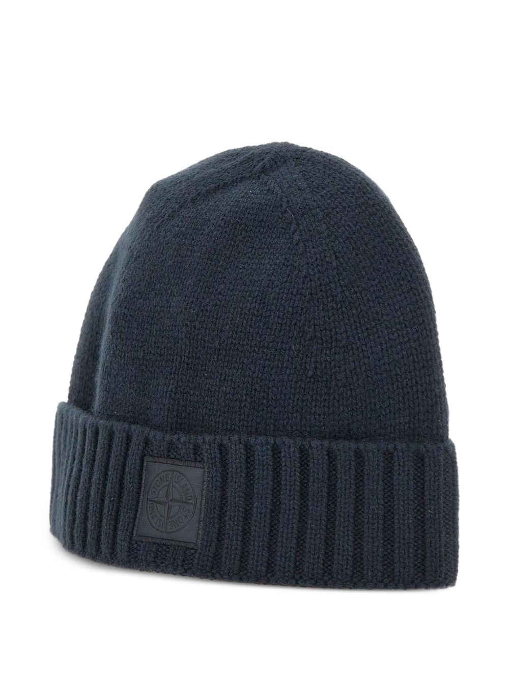 compass-logo cuff beanie