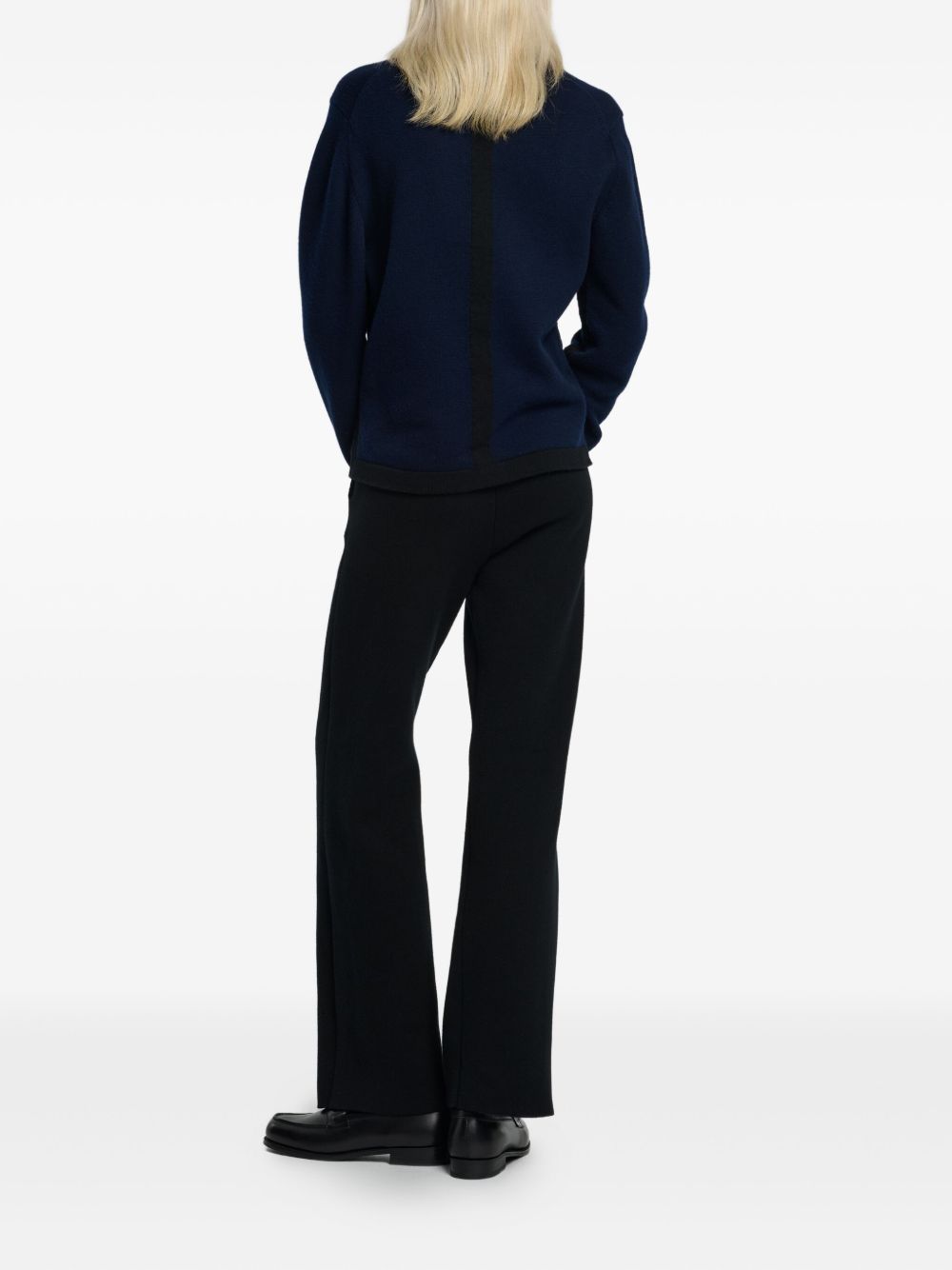 round-neck cashmere sweater