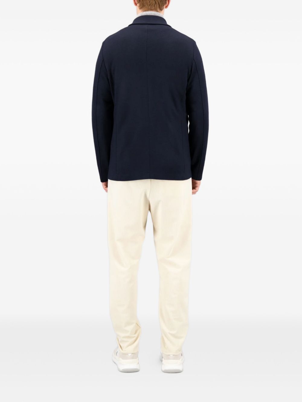 double-breasted wool jacket